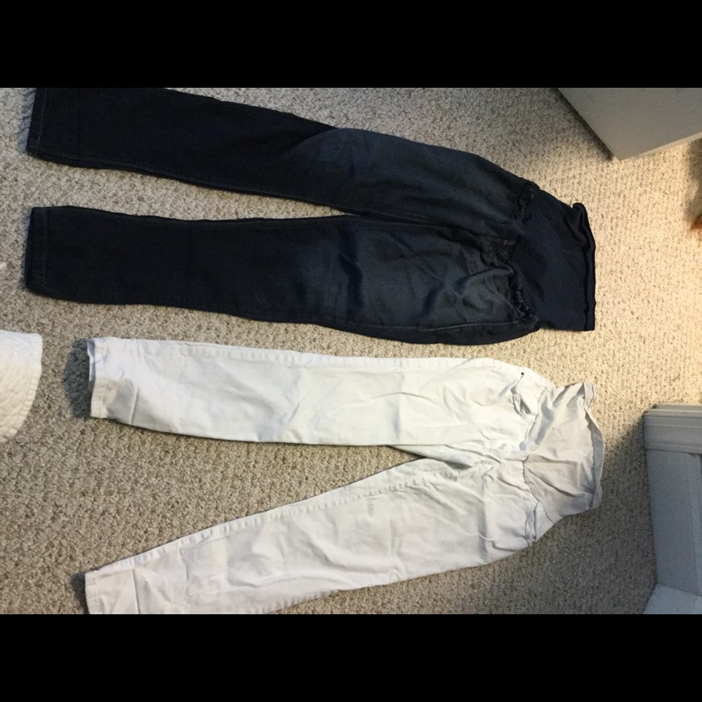 Bundle of pea in the pod maternity jeans